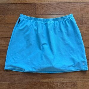 Vintage Nike Women’s Dri-Fit Tennis Preppy Skort Sz Large 12-14 Lt. Blue Sporty